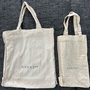 Gucci dust bags linen cloth authentic